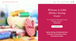 Desktop Screenshot of littlestitchessewing.com